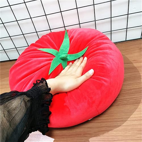 Miniatura 6 de JIANEEXSQ Tomate en forma de almohada cojín creativo decorativo hogar cojín relleno felpa almohada
