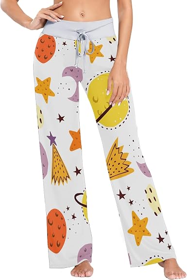 Pajama Bottoms Pants Wide 