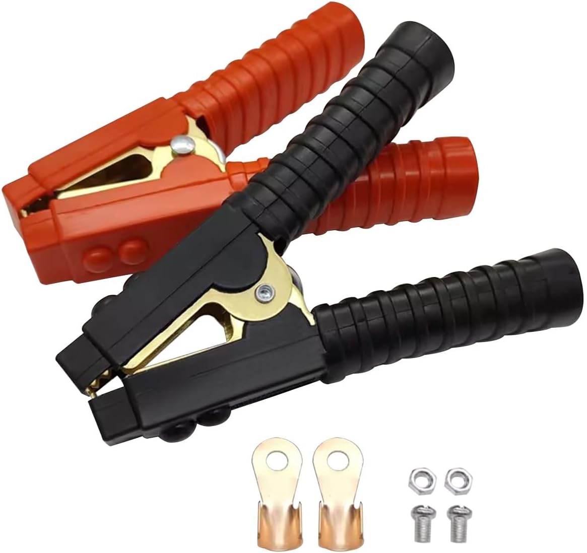 YSIL Battery Jumper Cable Clamps 1500A Pure Copper Car Battery Charger Alligator Clamps Heary Duty Boost Clips for Automotive Truck Boat(Red & Black)