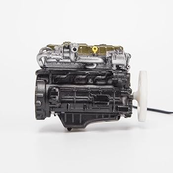 Amazon.co.jp: ミニエンジンキット、1/10 樹脂列 4 気筒モーター