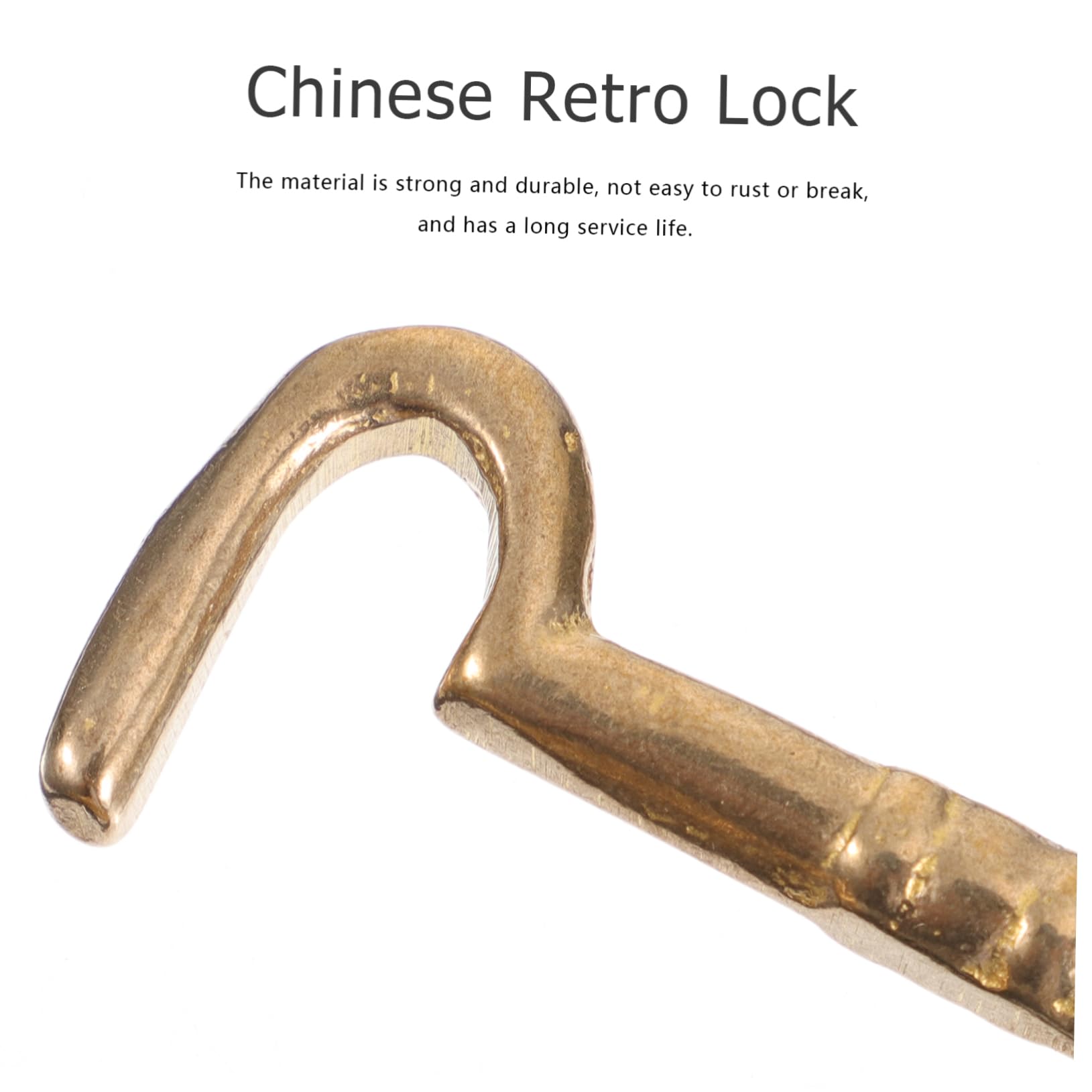 VILLCASE Cabin Hook Window Hook Screws Vintage Door Latch Pure Copper Home Decorative