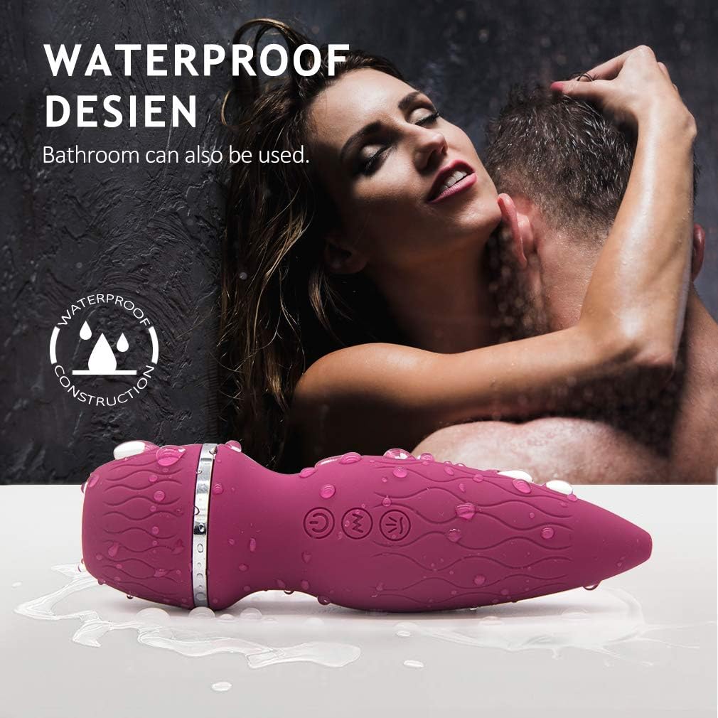 12 Soft & High Sucking and 12 Licking Clitorial Massaging Toy for Clitorials Sucking Stimulator Vibrate Toys for Women Oral Tongue Simulation, Waterproof Strong Suction Wand Handheld vvrry