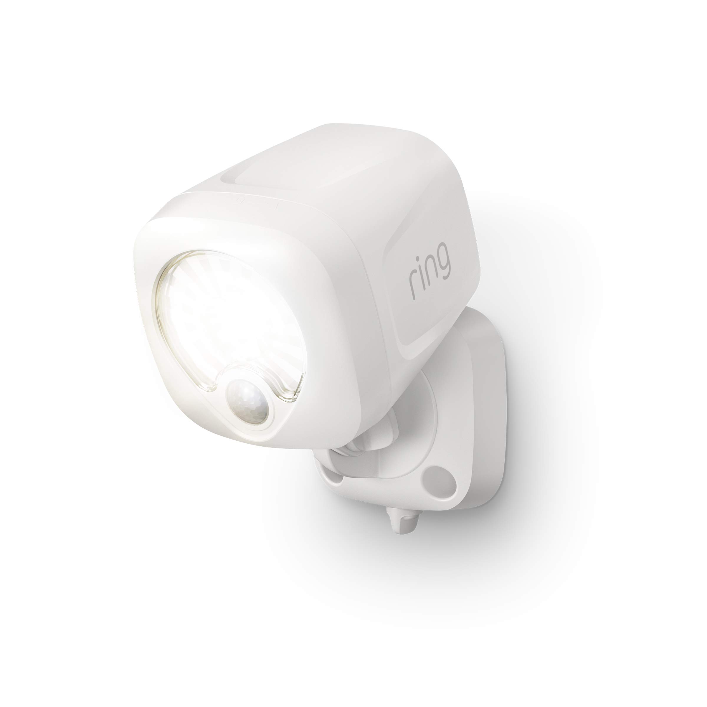 Ring Spotlight Battery — Motion-activated spotlight, bright LEDs, works with Amazon Sidewalk, White