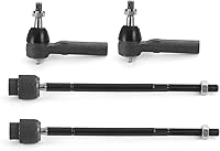 Vista 175 de Metrix Premium Chassis Parts - Kit de 4 piezas de extremos de barra de acoplamiento frontal exterior e interior compatible con Nissan Pathfinder