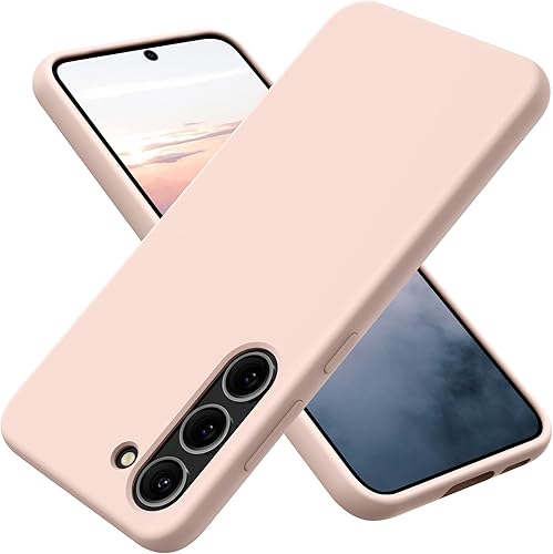 OTOFLY Funda de silicona para Samsung Galaxy S23, suave y sedosa al tacto Galaxy S23 con forro de microfibra, ajuste delgado, a prueba de golpes,