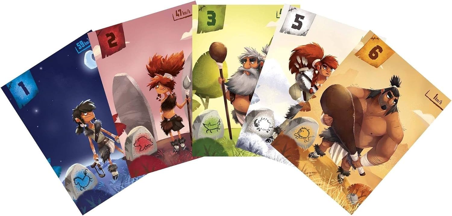 Prehistories Jeu de société - Jeu de Placement - Tuiles - Version française