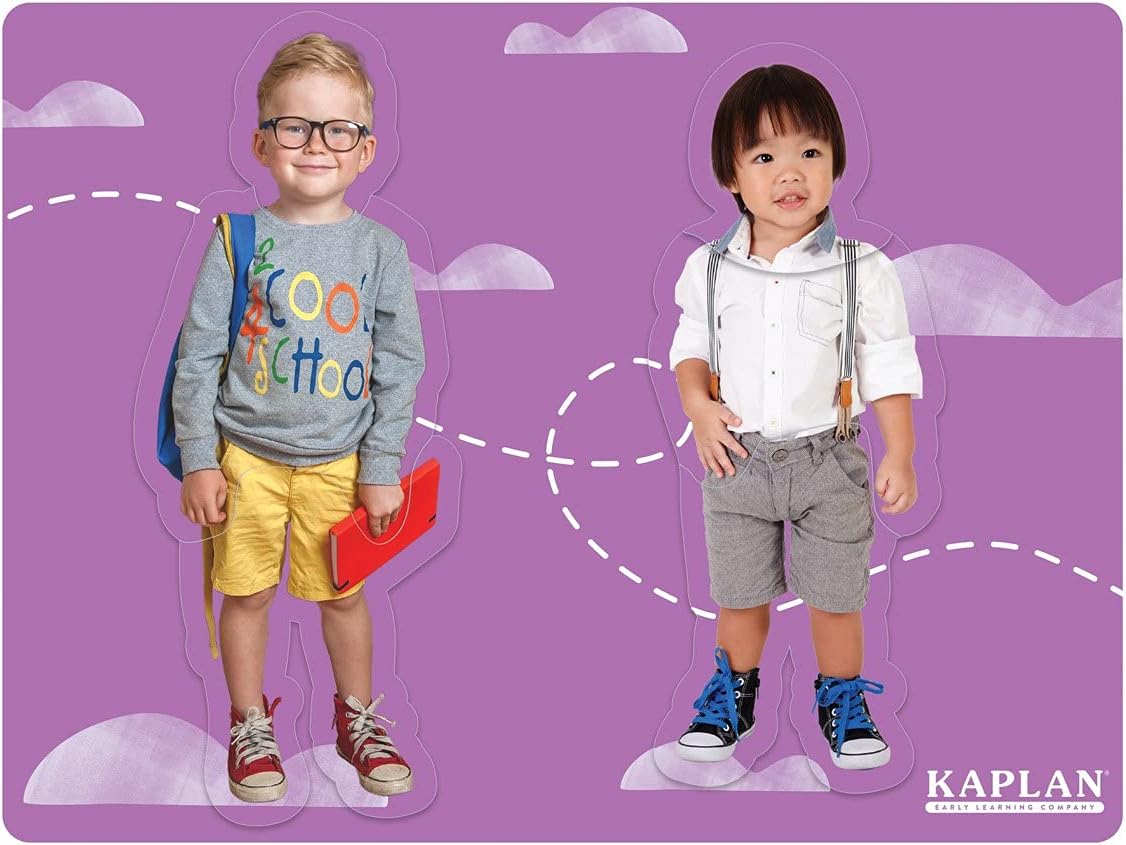 Kaplan Early Learning Our Friends Puzzles | Toddlers, Kids Matching Puzzles | 3 Pieces Each | Set of 4