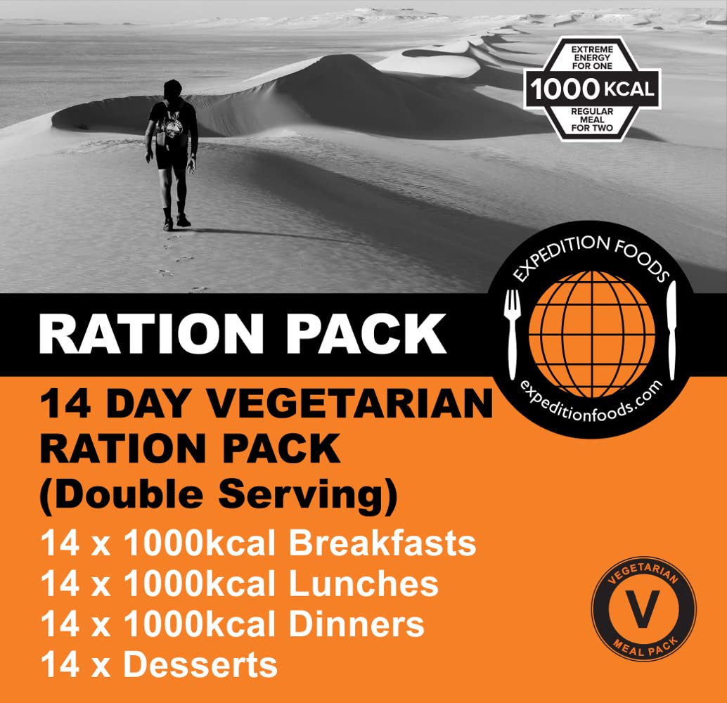 Frozen Rations Gluten Free Ration Pack Expedition Foods 4 Day Gluten Free Freeze-Dried ...