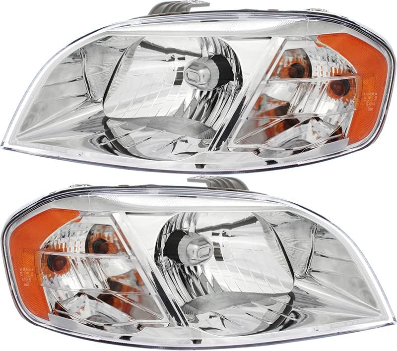 Gold Shrine Reemplazo de faros delanteros para Chevrolet Chevy Aveo Sedan 2007 2008 2009 2010 2011 lado del conductor y del pasajero