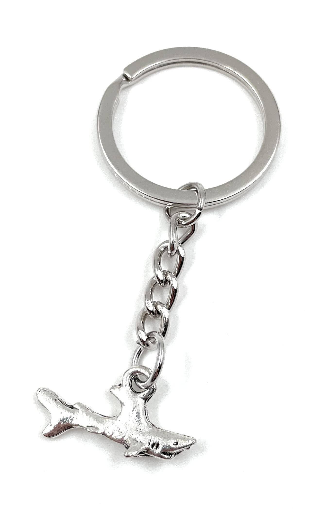 Onwomania Kangaroo Australia Animal Keychain Keychain Silver Metal