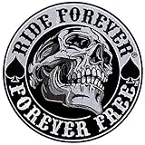 Hot Leathers - PPA8210 Spade Skull Patch (Multicolor, 3.5' Width x 3.5' Height)