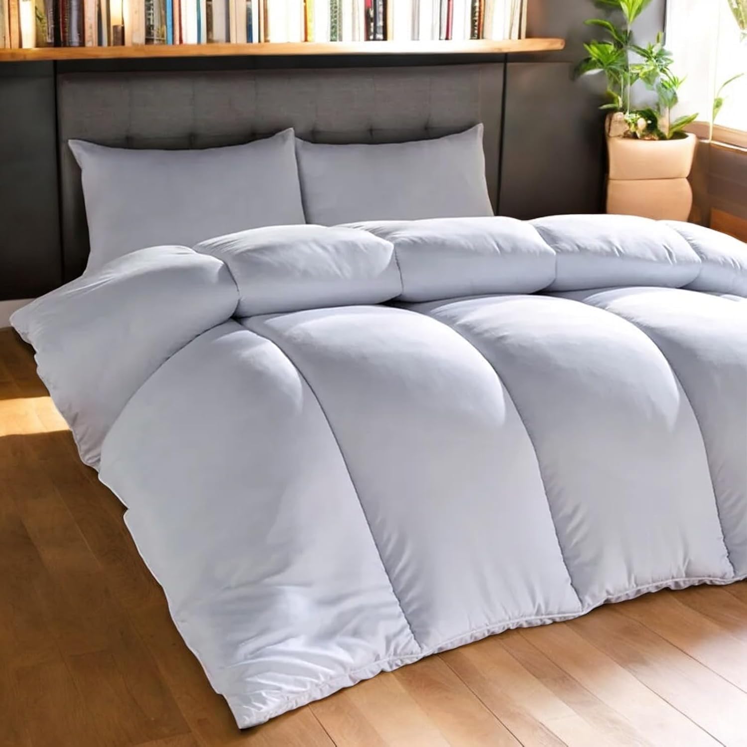 Lifestyle comfort ltd LSC 4.5 Tog Summer Duvet King Size Duvet Lightweight Hypoallergenic Cooler Quilt for Night Sweats Breathable Machine Washable Duvet Comforter 4.5TOG, KING