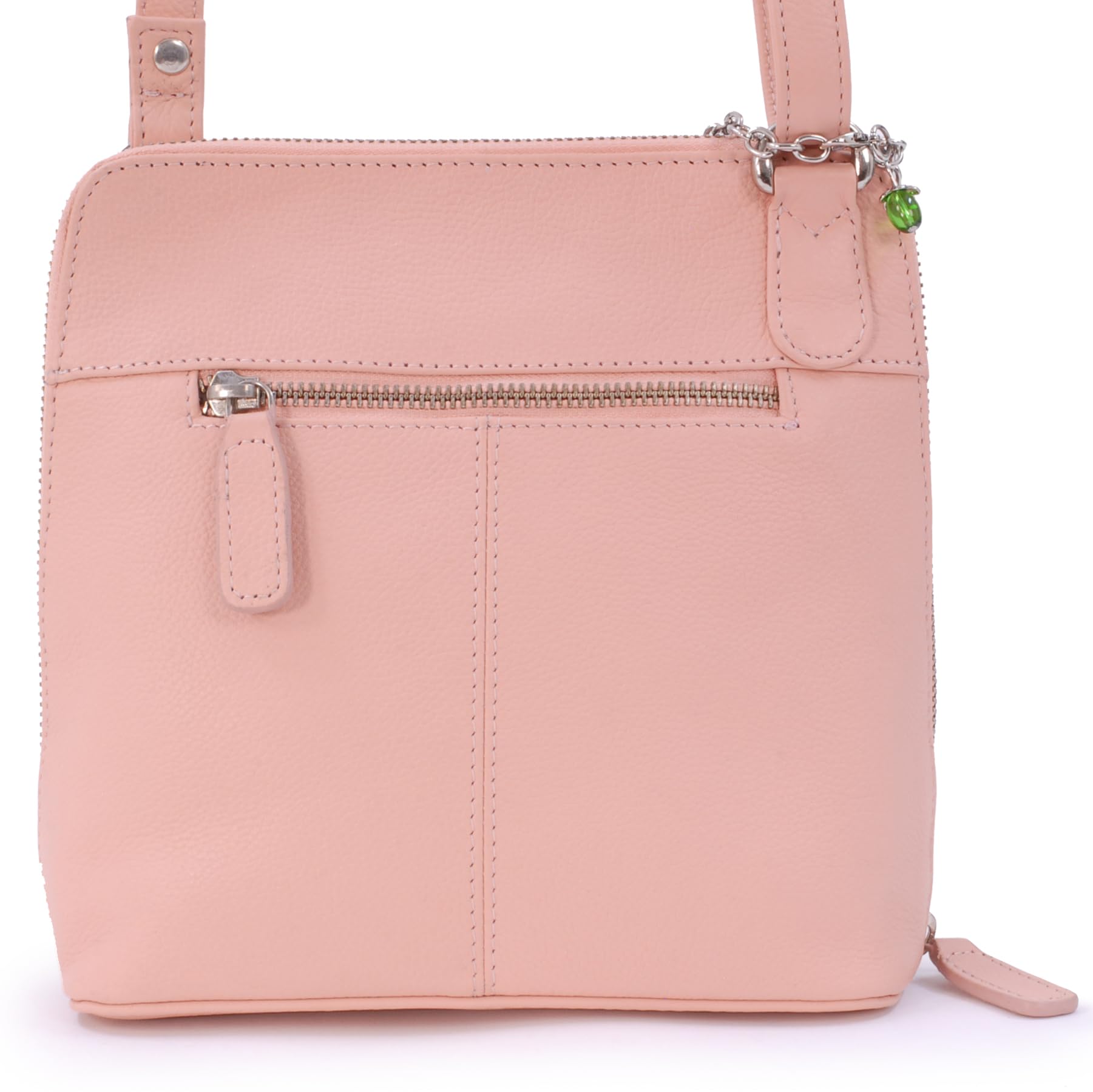 Catwalk Collection Handbags - Borsa a Tracolla in Vera Pelle - Borsetta Donna - Borsa a Mano Media - Tracolla Regolabile - Eleanor