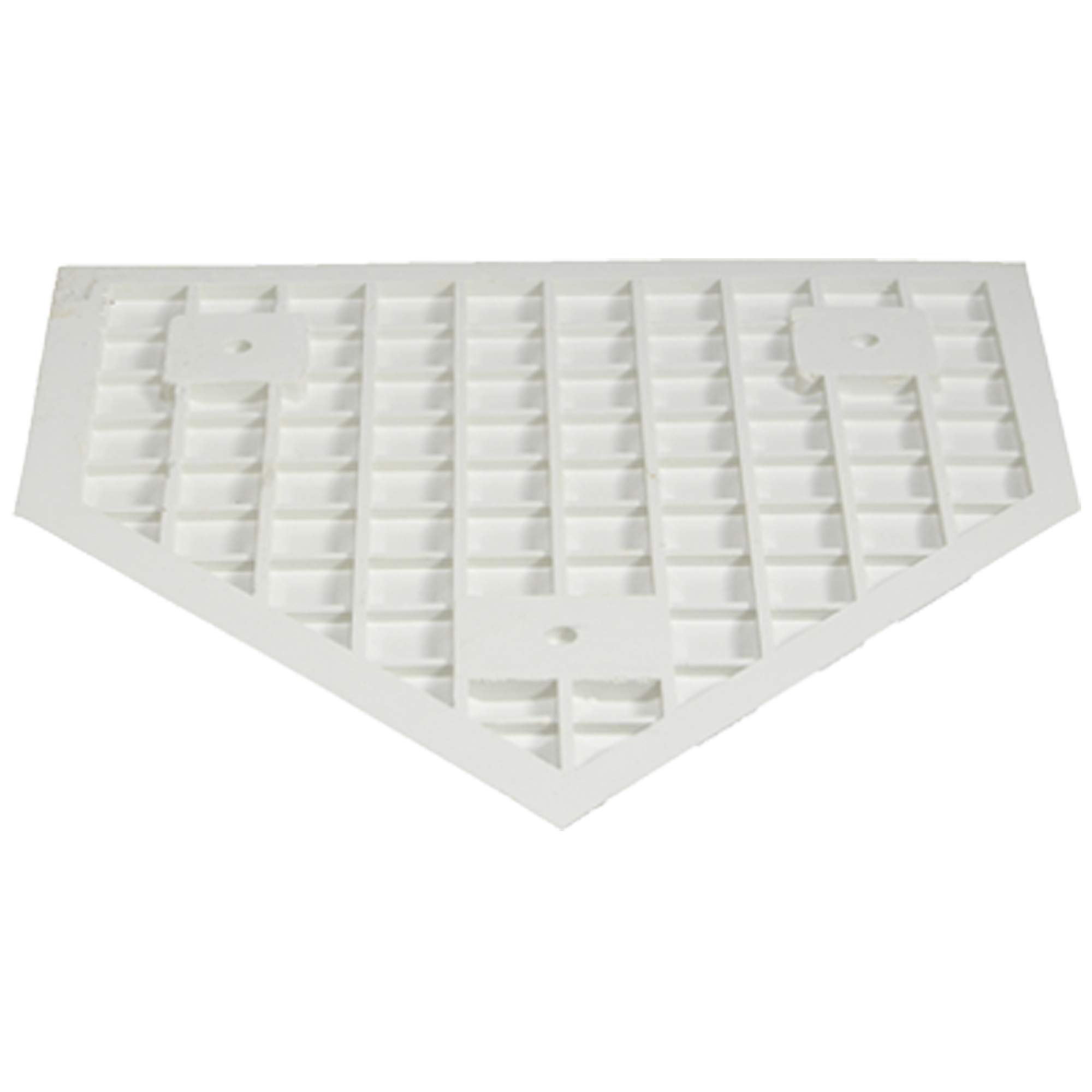 Adams Bolco Waffle Throw Down Home Plate, Baseball Bases Set for Baseball and Softball, Great for Practice, Backyard Play and Kickball