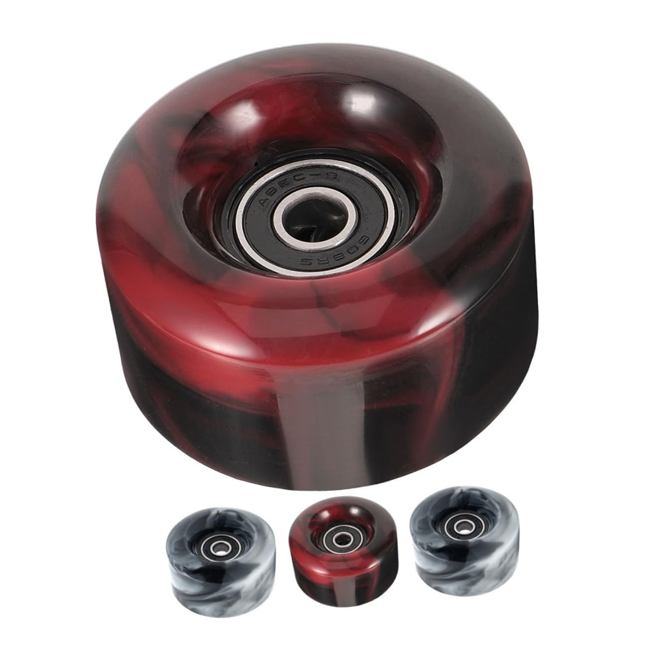 FOYTOKI 4pcs Decorative Skate Wheels for Roller Skates Pu Material Use Replacement Wheels for Women Skaters