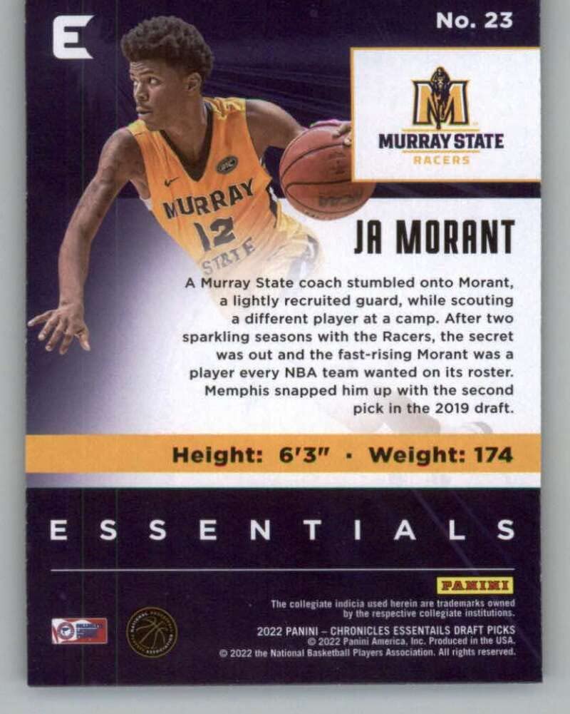 Amazon.com: 2022-23 Panini Chronicles Draft Picks Essentials #23