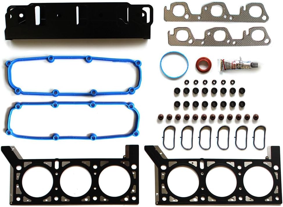 HS26326PT,HS54740 Engine Cylinder Head Gasket Sets Replacement for Jeep for Wrangler 70th Anniversary 3.8L Sport Utility 2011 for Jeep for Wrangler Unlimited Sport 3.8L Sport Utility 2010-2011