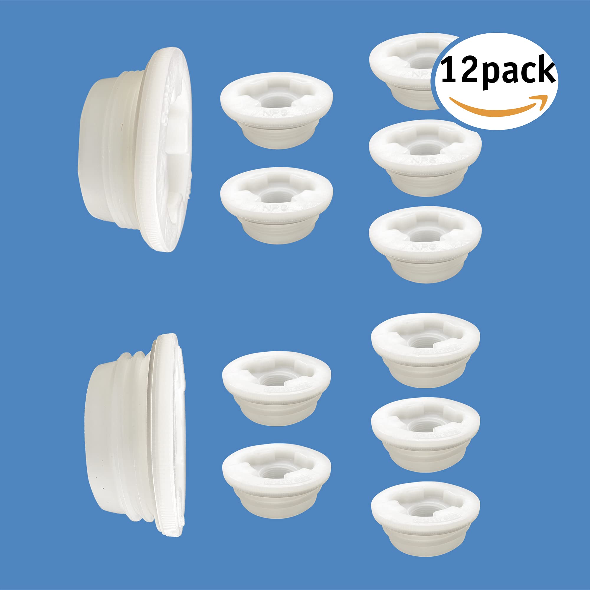 Bung Cap For Poly Drum 2-Inch Bung Cap With Gasket - Coarse Thread For Poly Drums (Made In USA) 2 Inch Coarse Thread Bung Cap
