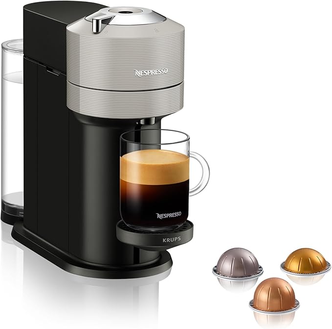 Machine à Café Nespresso Krups Vertuo Next Gris Clair Cafetière YY4298FD