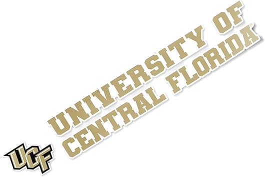 Desert Cactus University of Central Florida Knights UCF Name Logo Vinyl Decal Laptop Water Bottle Car Scrapbook (8 Inch Sticker)