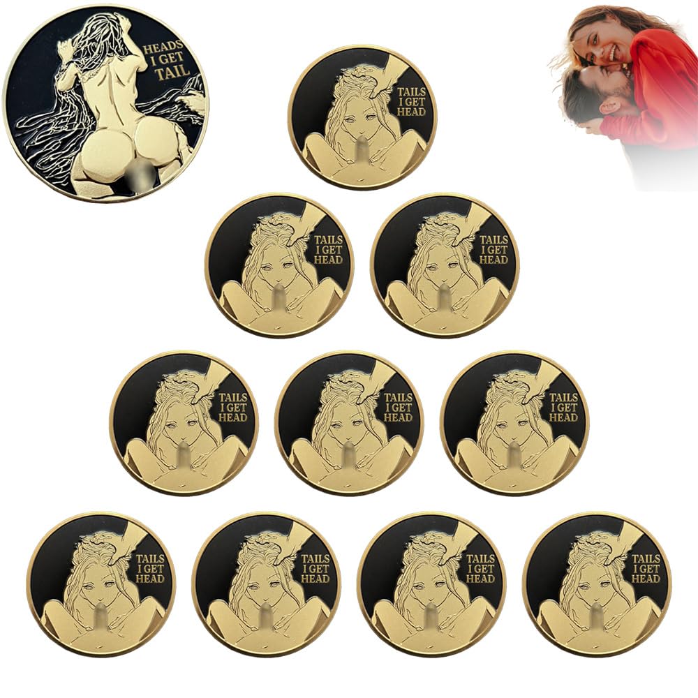 Click to get Naughty Couples Coin Heads or Tails Funny Adult M