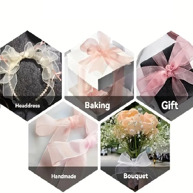 Nastro Organza Rosso 12mm X 22,9m: Perfetto Per Matrimoni E Creazioni Fai Da Te