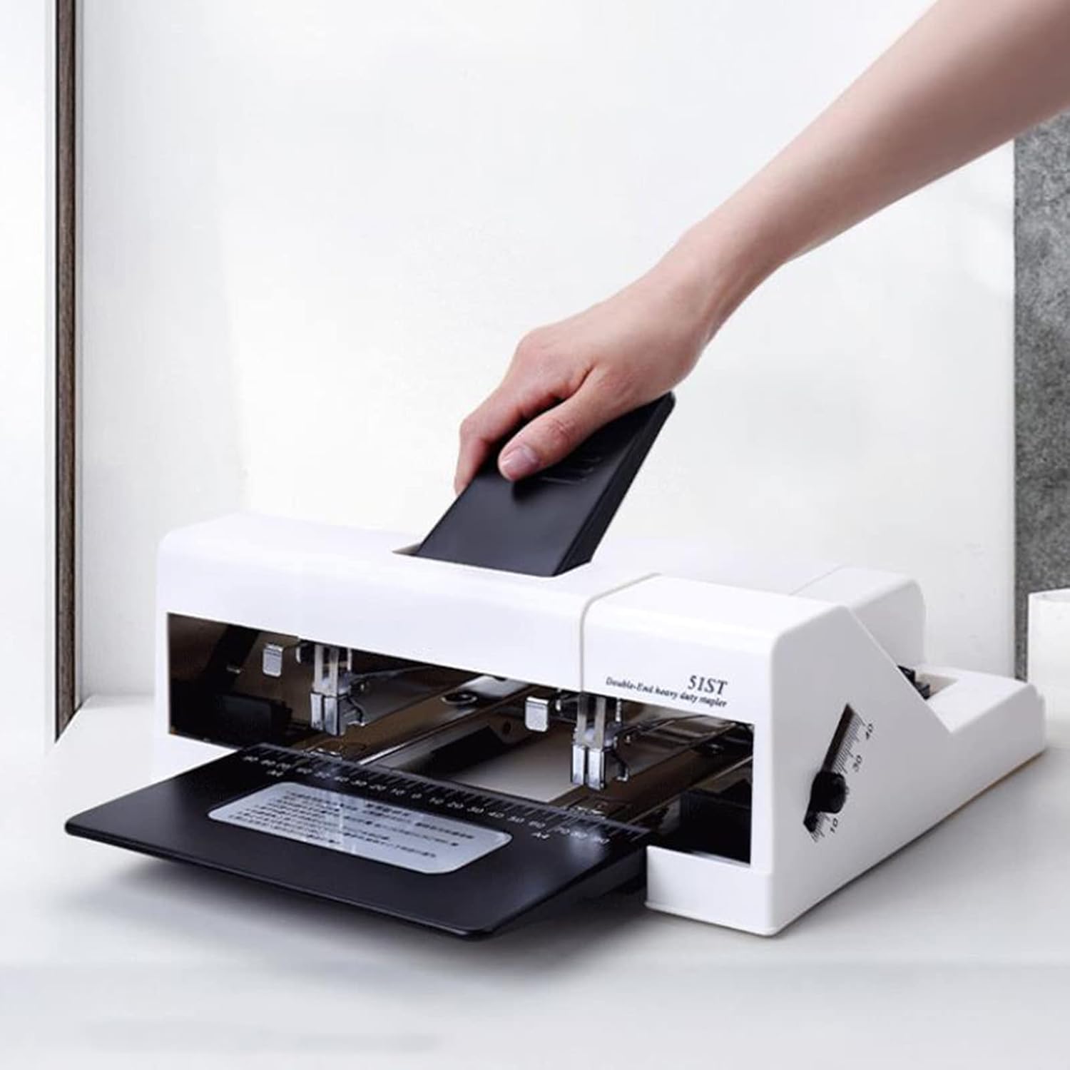 DoubleHead Stapler, Heavy Duty Double Head Stapler, Can