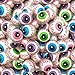 Eyeballs Gummy Candy - 19 Oz Jar (30 Count) - Strawberry Jelly Filled Gummies - Individually Wrapped Halloween Candy - Kids' Party Favors - Spooky Eyes Gummies by Funtasty