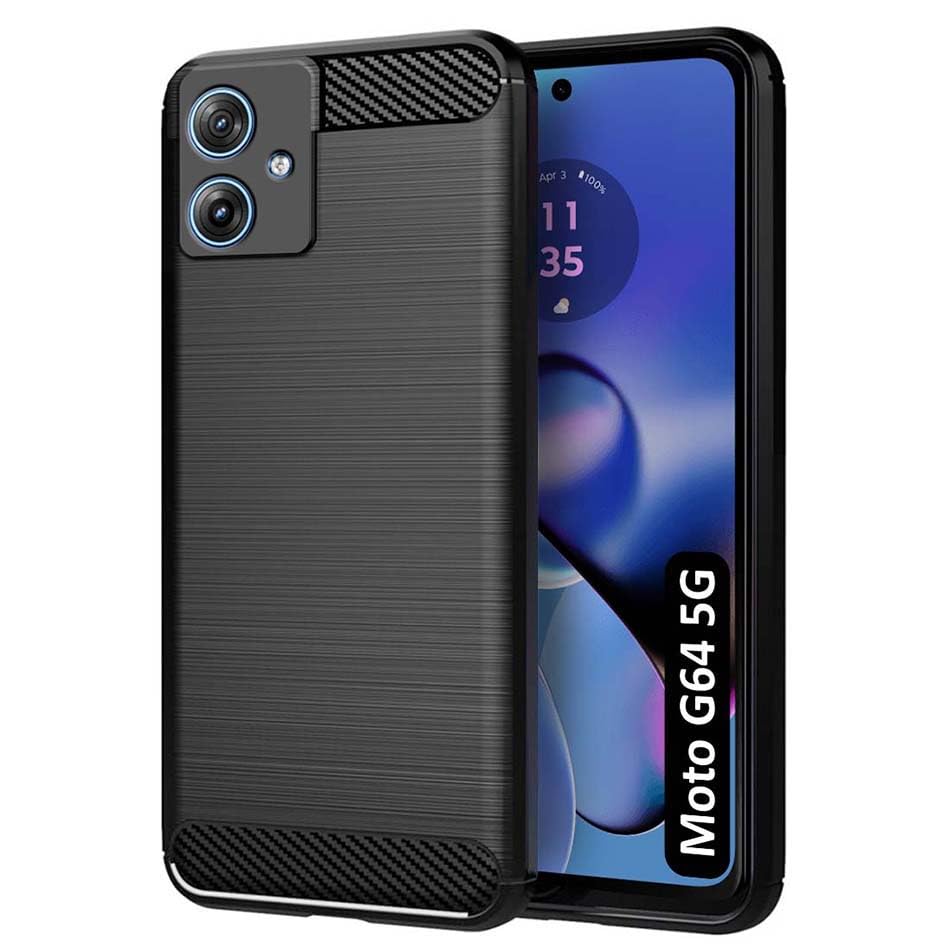 Fashionury Back Cover Case for Motorola G64 5G | Rugged Armor Hybrid Protection Bumper | Anti-Slip Grip | Ultimate Rubber TPU Stylish Back Case Cover for Moto G64 5G (Black) (B0D2RN9QCC) Amazon Price History, Amazon Price Tracker