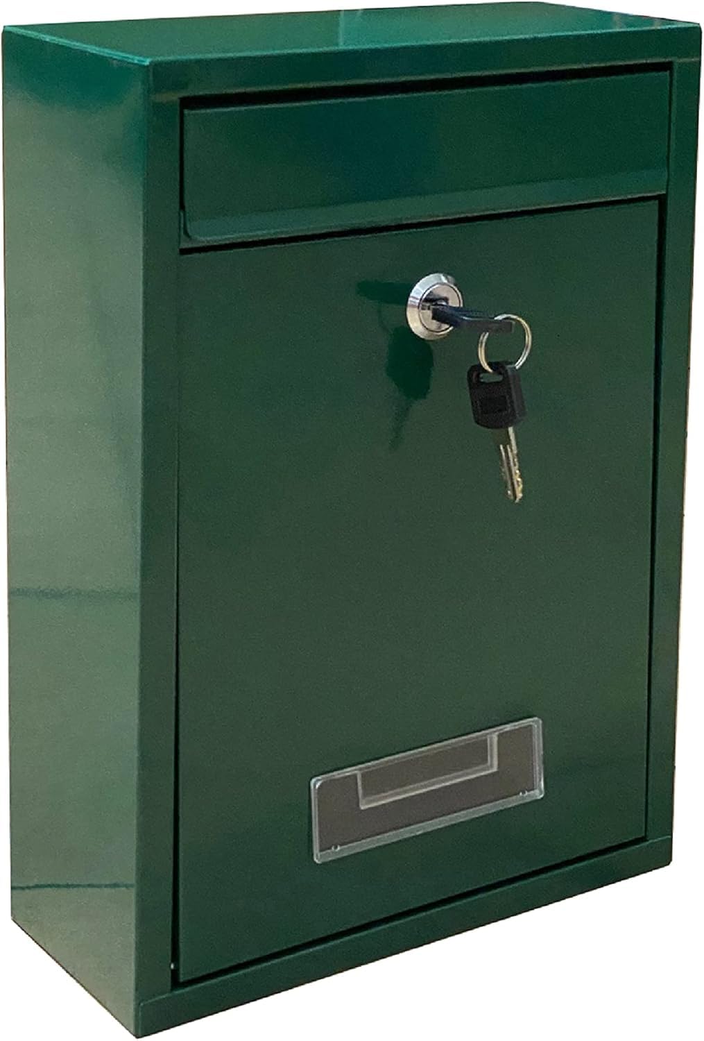 Kippen 10006AG - Boîte aux Lettres modèle Mail de Couleur Verte. Dimensions : 320 x 215 x 90 mm.