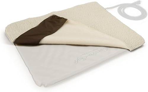 Funda de recambio Lectro-Soft para camas calefactoras de K&H Pet Products (cama no incluida), Beige