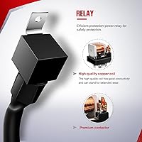 Vista 2 de Nilight Kit de arnés de cableado de barra de luz LED - 2 cables 14AWG de alta resistencia, 12V, interruptor de encendido y apagado, relé