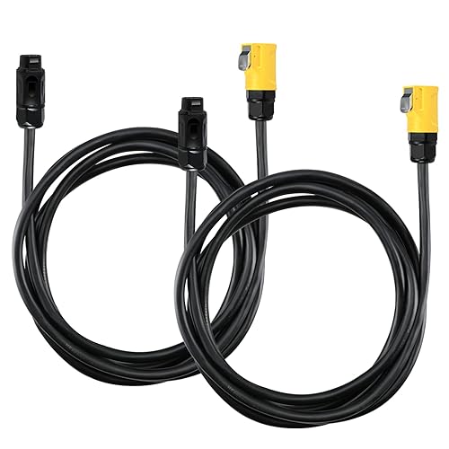 Betopper Extensión de cable de alimentación y DMX 2 en 1 de 6 pines con diseño Cambo de 10 pies, señal DMX macho a hembra para luz par COB luz de