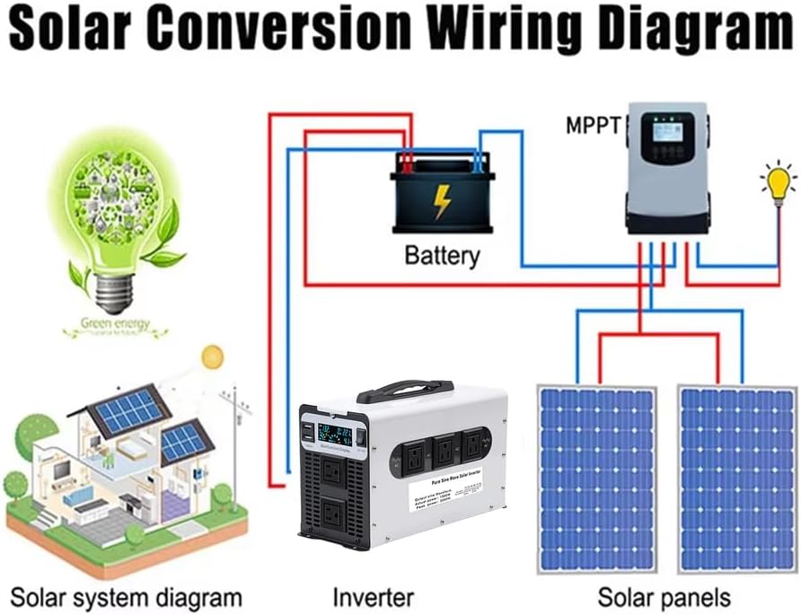 to 110V,1500ワット純正弦波インバーター 12V-72V DC から 110V/220V AC への変換器、最大3 【アルミレザーキーケース】