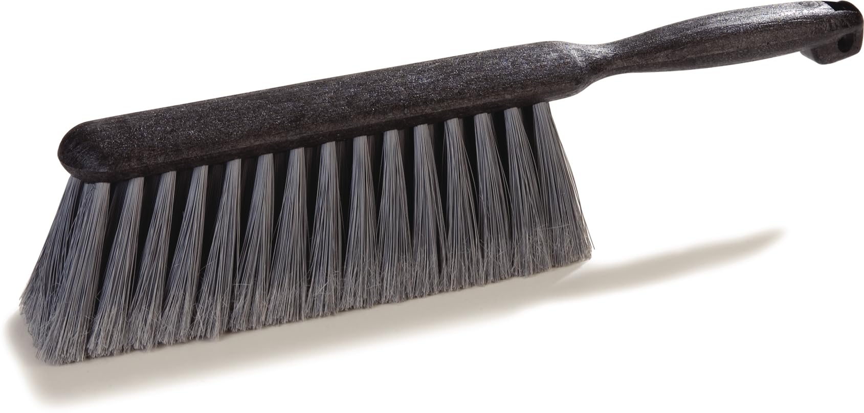 Carlisle 3621123 Flo-Pac Counter/Bench Brush With Flagged Polypropylene Bristles, 8", Gray