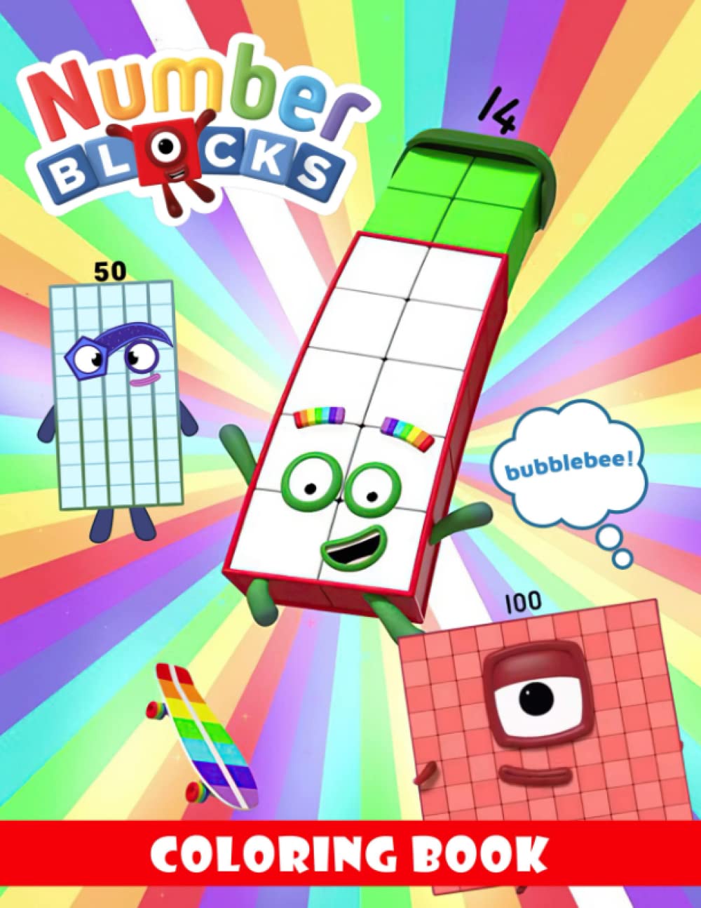 Buy Numberblocks Coloring Book Coloring Book with Fun, Easy, and