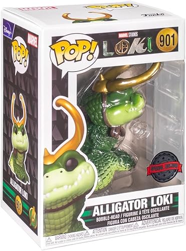 Miniatura 2 de Funko Marvel Loki Pop! Alligator Loki Vinilo Bobble-Head Hot Topic Exclusivo Multi None