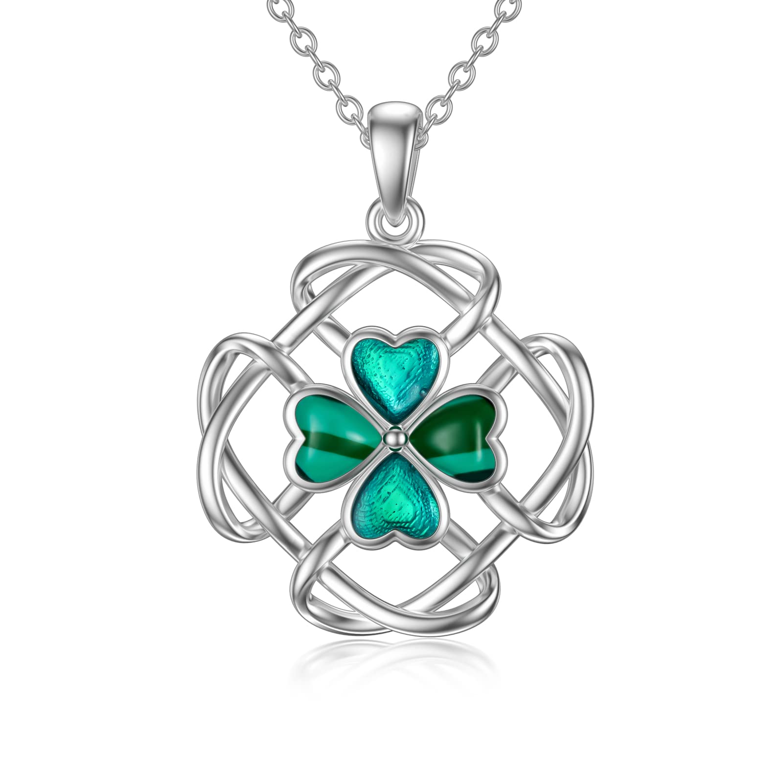 MEIDERBO Sterling Silver Cross/Shamrock/Lotus/Rose/Fleur De Lis Necklace for Women Cross Rose Flower Lotus FlowerPendant Jewelry Gifts for Women Wife Girlfriend Girls Mom Daughter