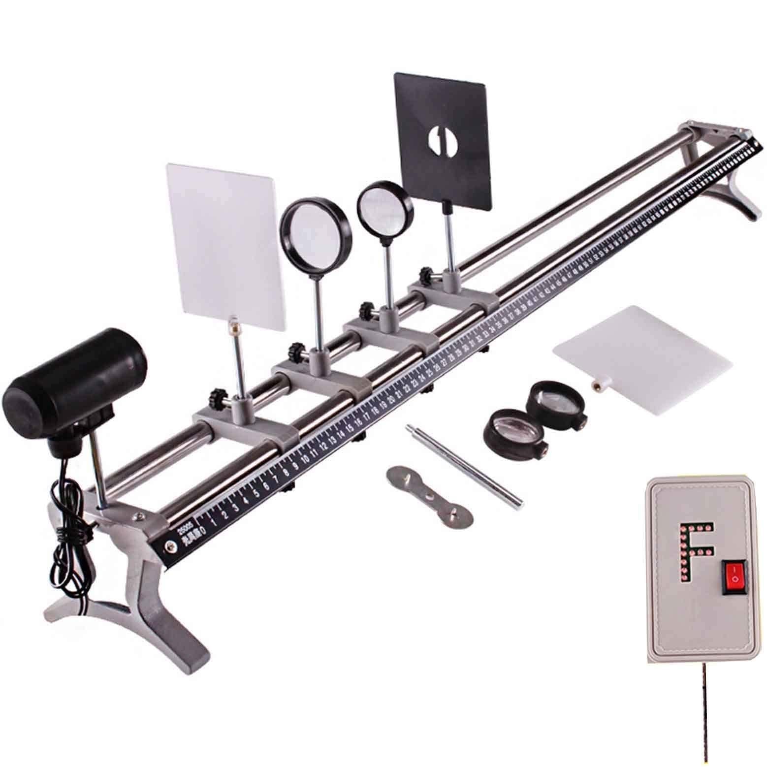 Set di Scatole for Esperimenti di Ottica. Attrezzatura Didattica Ottica Fisica in Acciaio Inossidabile da Banco Ottico for Apparecchiature da Laboratorio di Fisica