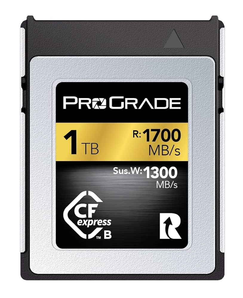 ProGrade 325GB CFexpress Type Bカード #1 ProGrade Digital Cartão De Memória CFexpress Tipo B De 1 TB