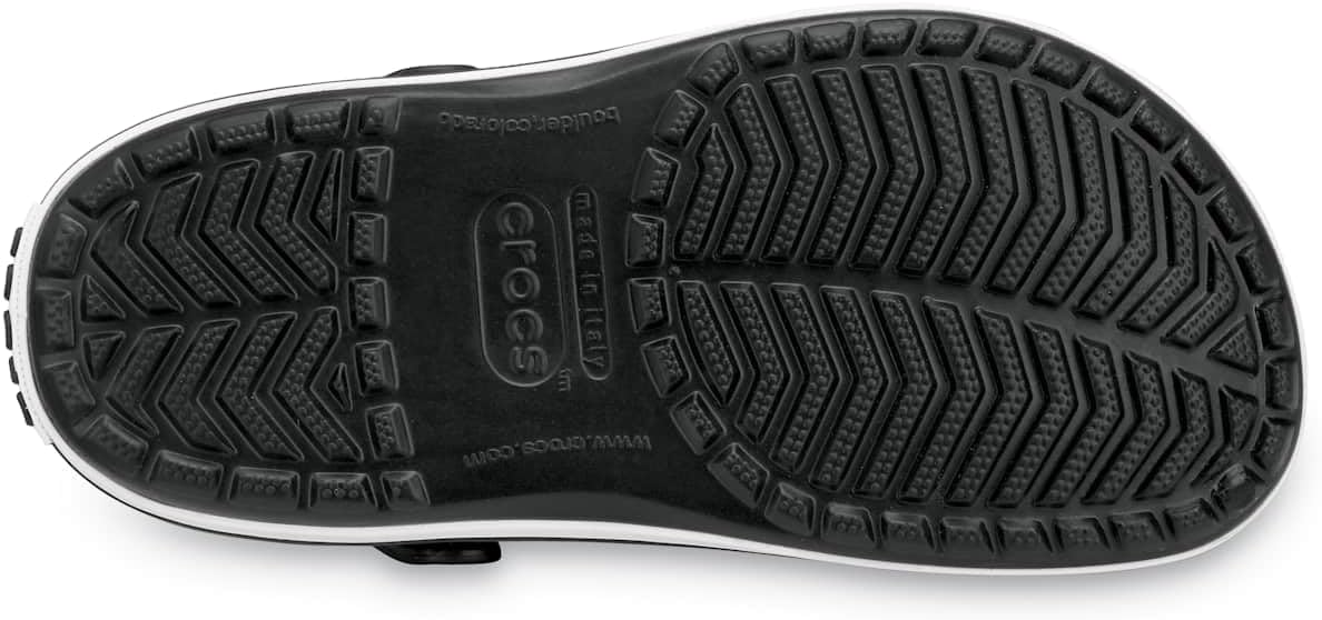 Crocs Unisex Crocband Clog, Black, 14 Women/12 Men