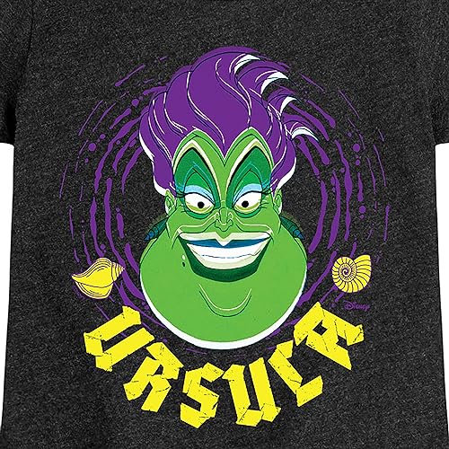 Disney - Villians - Ursula - Toddler & Youth Girls Short Sleeve Graphic T-Shirt3