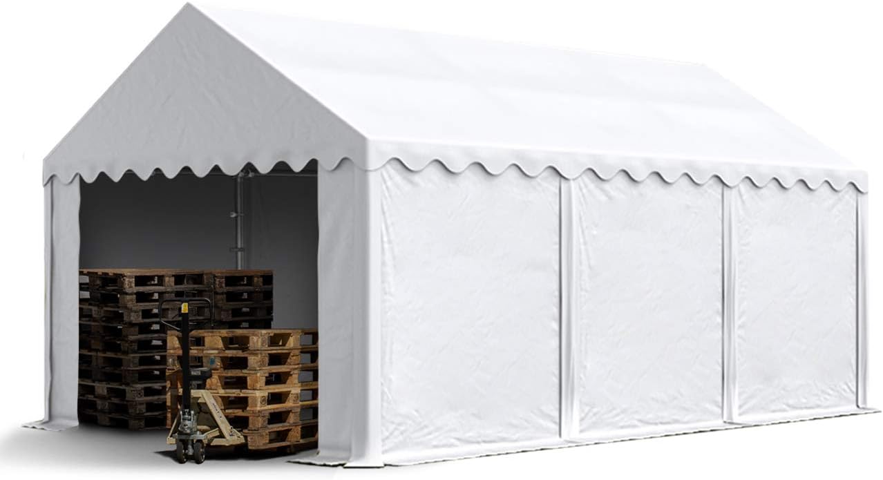 TOOLPORT Storage tent 3x6 m PVC 700 N waterproof shelter white