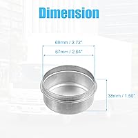 Vista 4 de X AUTOHAUX 4 piezas 2.72" Tapa antipolvo para eje de remolque, tapa de grasa y enchufe para Dexter EZ Lube Trailer Camper, 7000 a 8000 lb