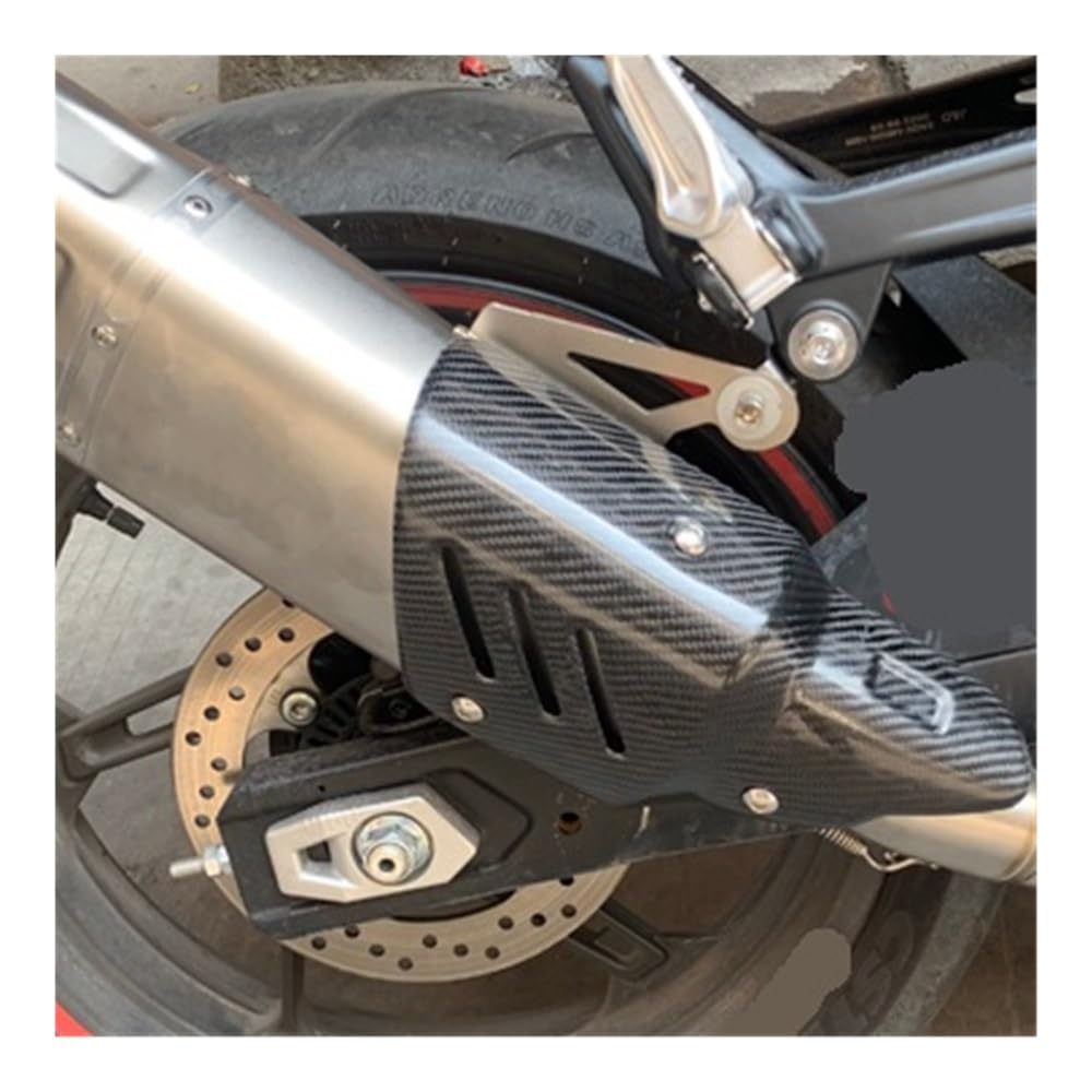 Deflectores Calor Escape para Y&amaha MT03 R3 R6 Cubierta De Protección Térmica contra El Calor De Escape De La Motocicleta Cubierta Antiescaldado
