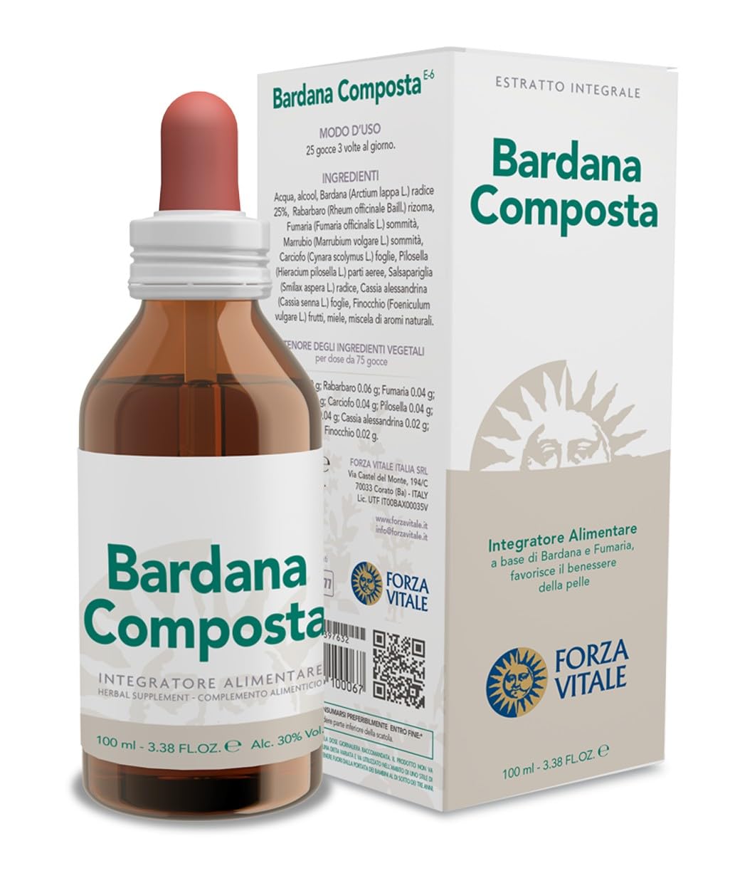 Forza Vitale Burdock Compound 100 Ml Size 25