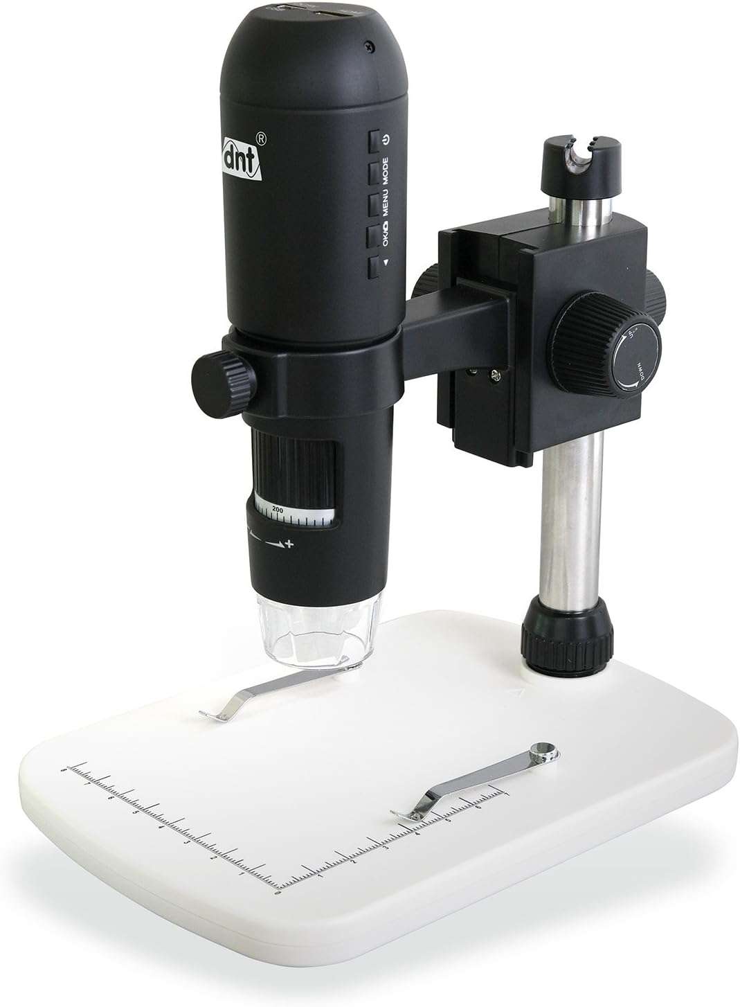 dnt DigiMicro Professional HDMI 3MP USB Microscope with 230x Zoom Black