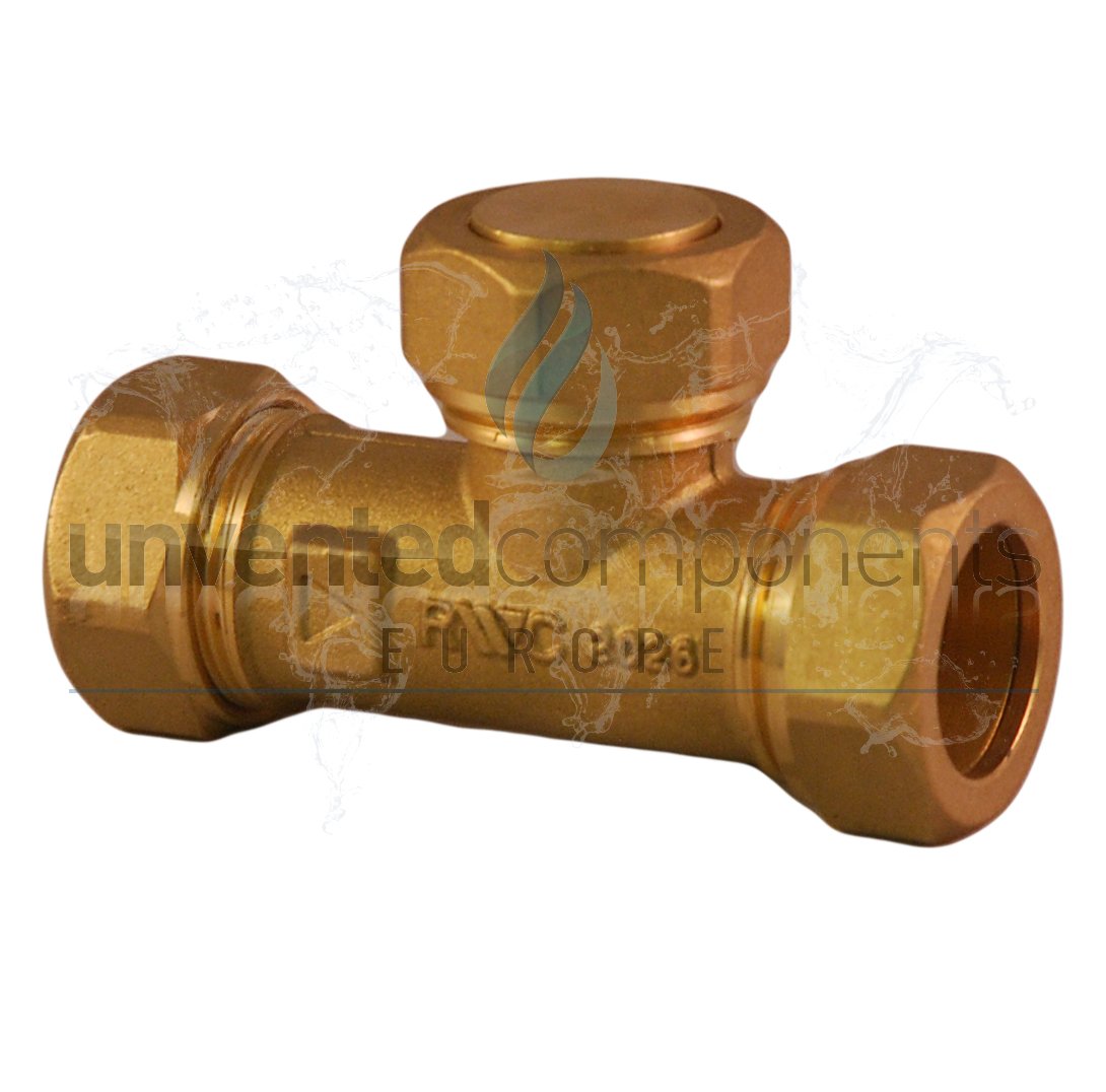 Heatrae Sadia Megaflo/Megaflow 22Mm Tee With Non Return Valve