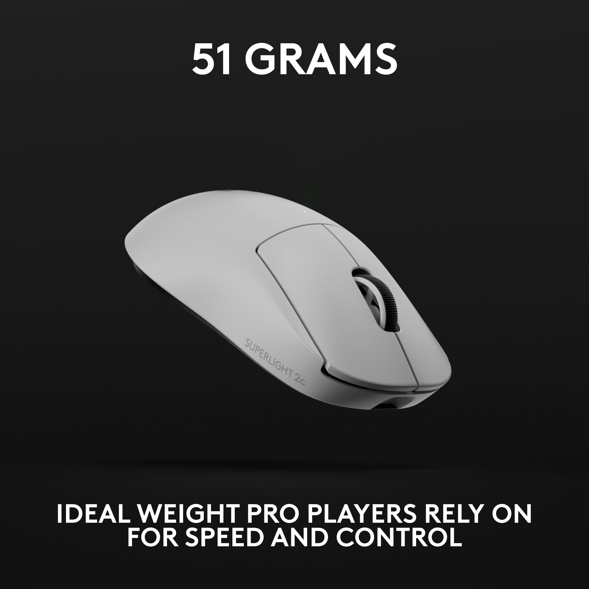 Logitech G PRO X Superlight 2c Lightspeed Gaming Mouse - White