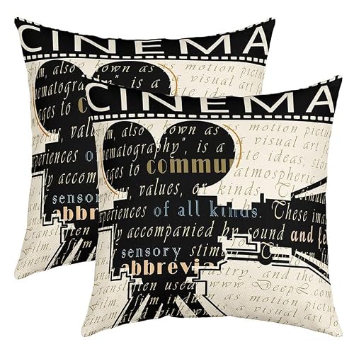Camera Square Cushion Covers
